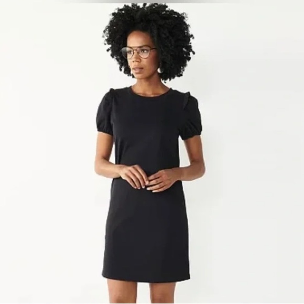 Nine West Black Midi dress . Like new. Medium